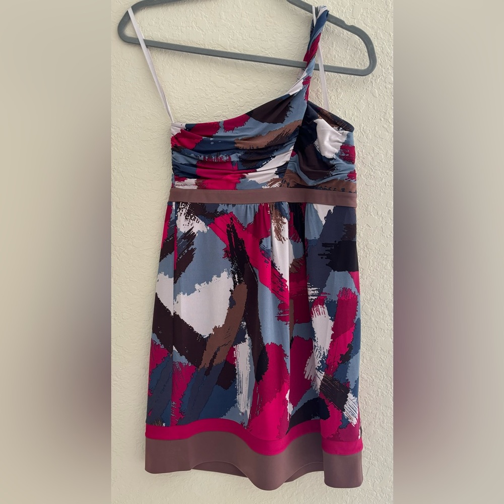 BCBG MAX AZRIA INE SHOULDER MINI DRESS